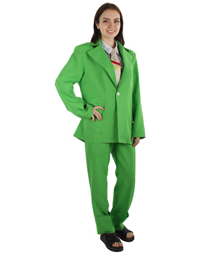 Women's EXCLUSIVE! Deluxe  Singer Party Suit Costume | Lt. Green Fancy Costume