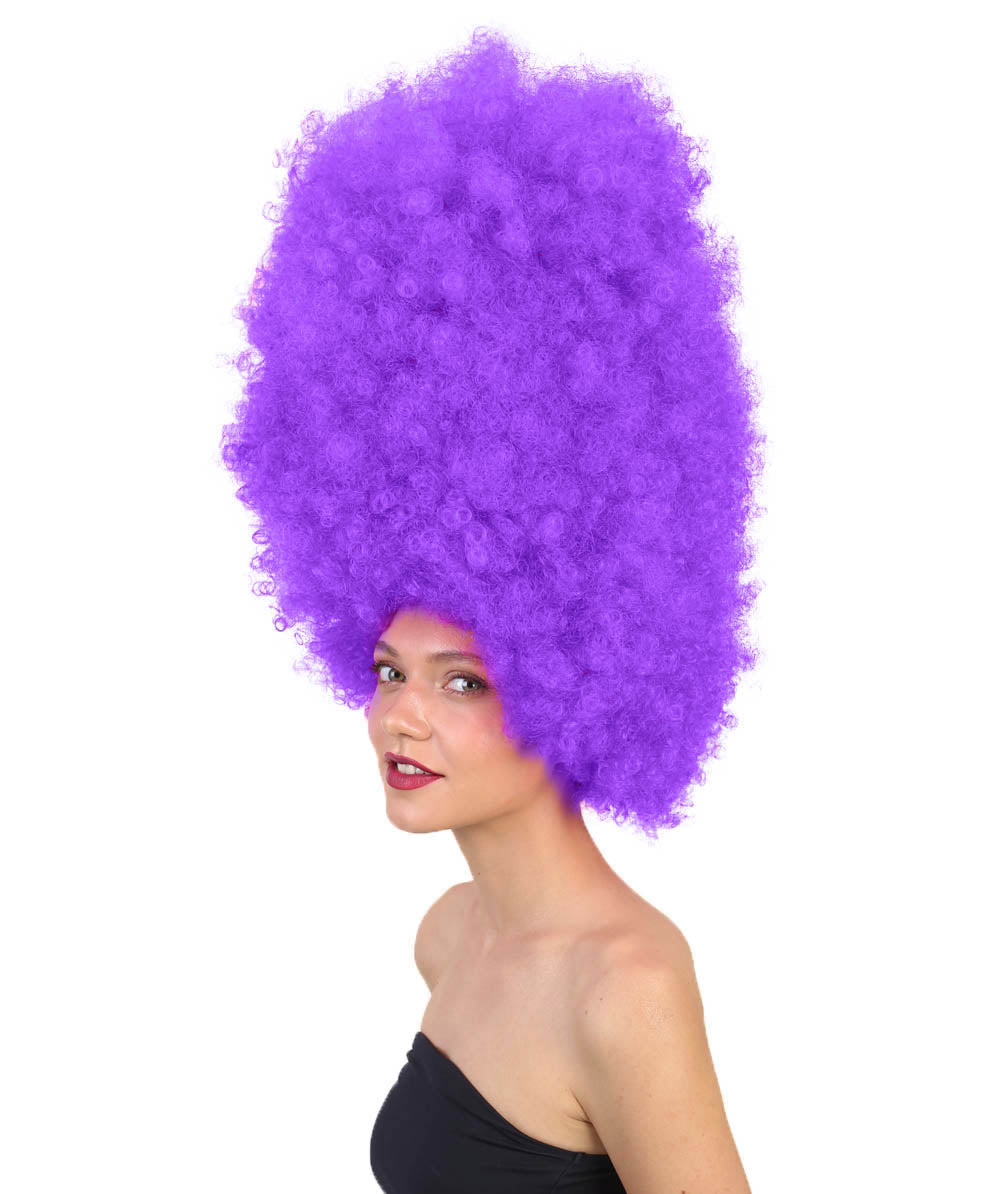 Super Sized Jumbo Afro Wig  Multiple Color | Halloween Party Online |  Flame Retardant Synthetic Fiber