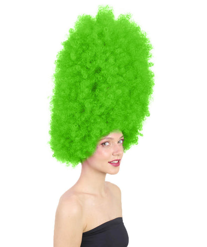 Super Sized Jumbo Afro Wig  Multiple Color | Halloween Party Online |  Flame Retardant Synthetic Fiber