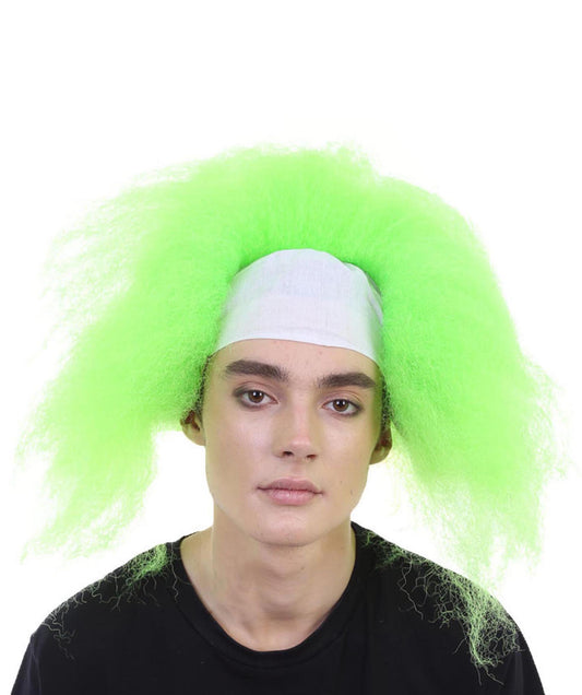 HPO Scary Clown Wig | Light Green Color Halloween Wig