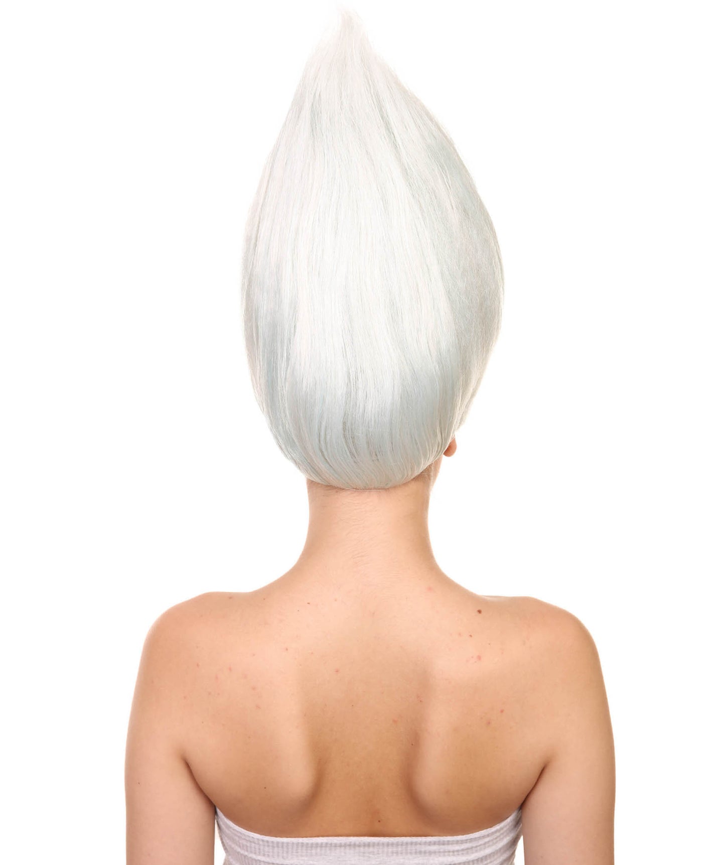 Silver Troll | Pointy Silver Fairy Wig | Premium Halloween Wig