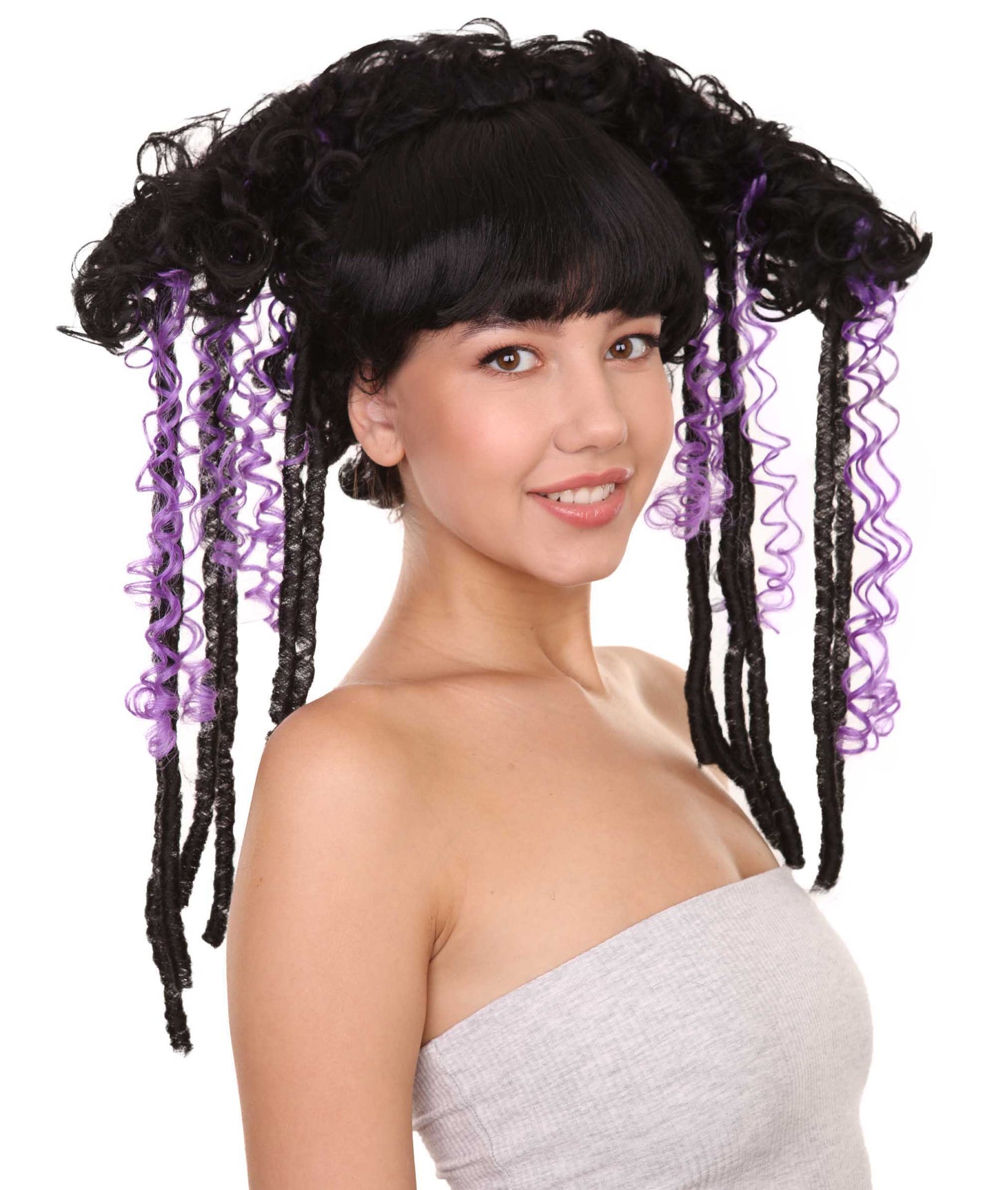Deluxe Witch Women's Wig | Gothic Horror Halloween Wigs | Premium Breathable Capless Cap