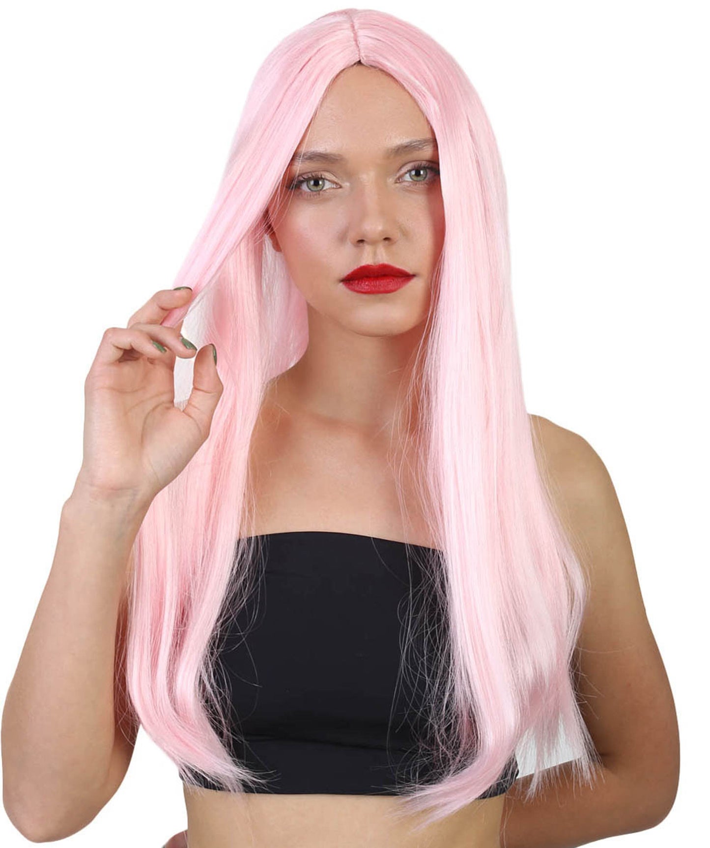 HPO Women's Evil Bride ,Adult Women's Wig Collections, Horror Ghostly Halloween Wig, Premium Breathable Capless Cap