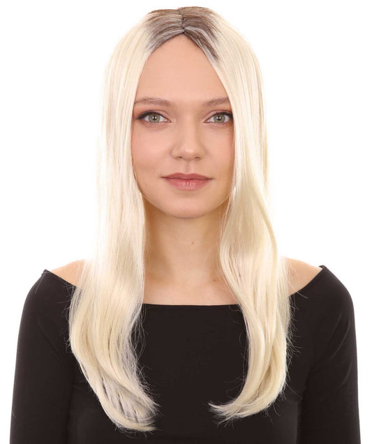 Evil Bride Women's Wig | Blond Halloween Wig | Premium Breathable Capless Cap
