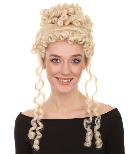 Deluxe Princess Blonde Womens Wig | Royal Glamour Cosplay Halloween Wig | Premium Breathable Capless Cap