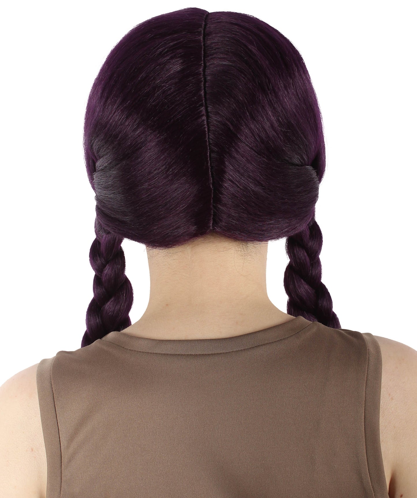 HPO Women's  Braided Gothic Wig | Multiple Color Collections TV Movie Wigs | Premium Breathable Capless Cap