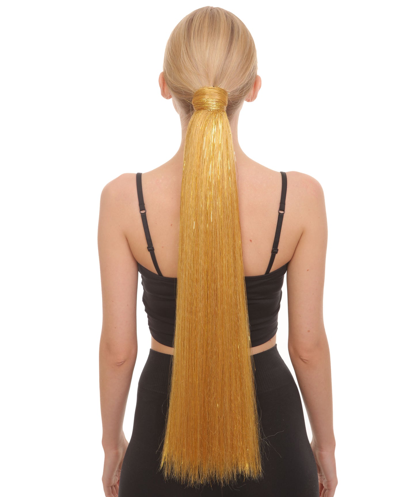 Multi Color Tinsel Ponytail Extensions