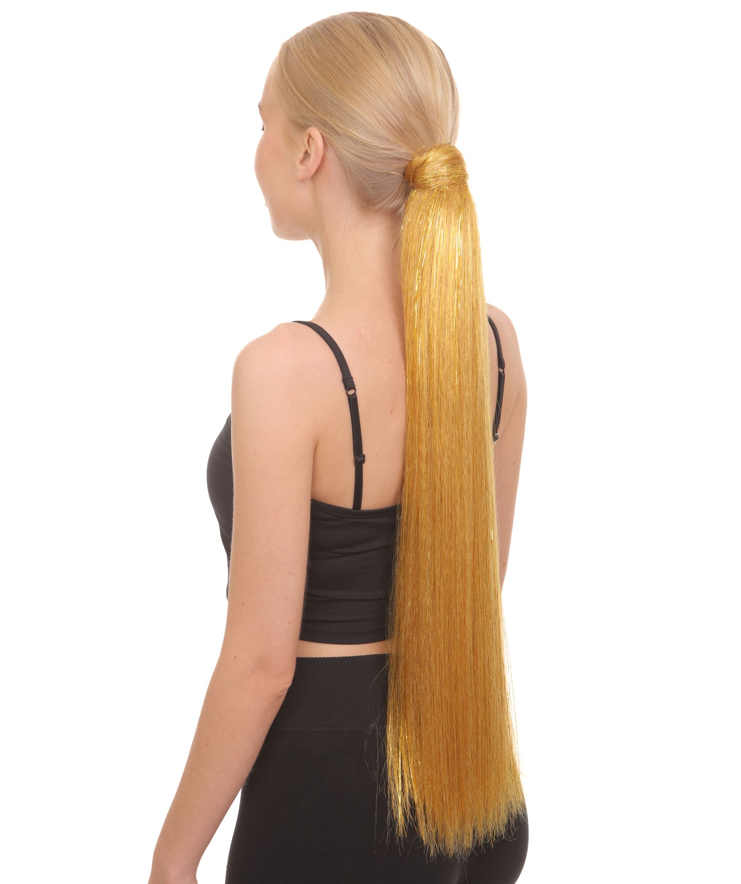 Multi Color Tinsel Ponytail Extensions