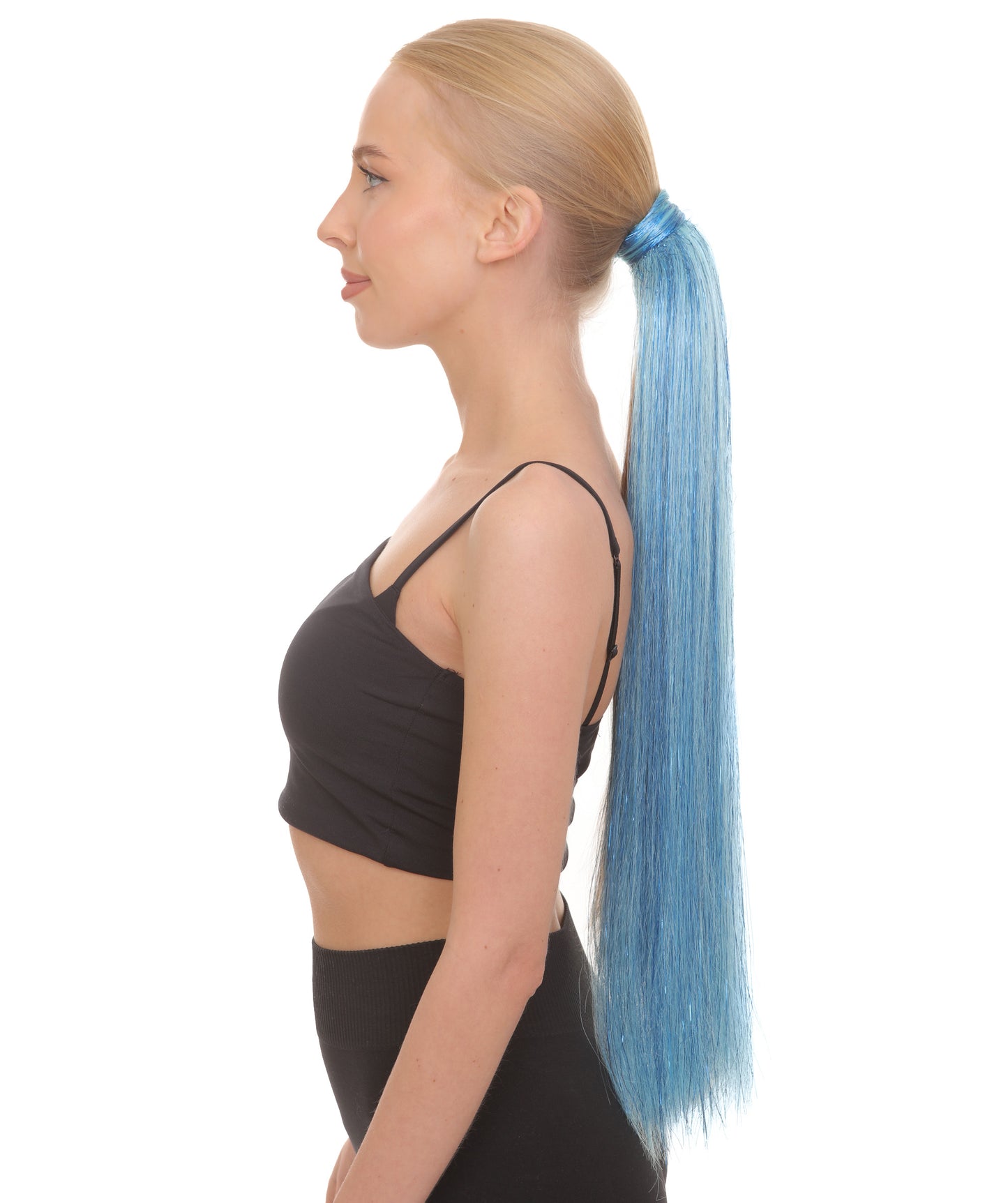 Multi Color Tinsel Ponytail Extensions