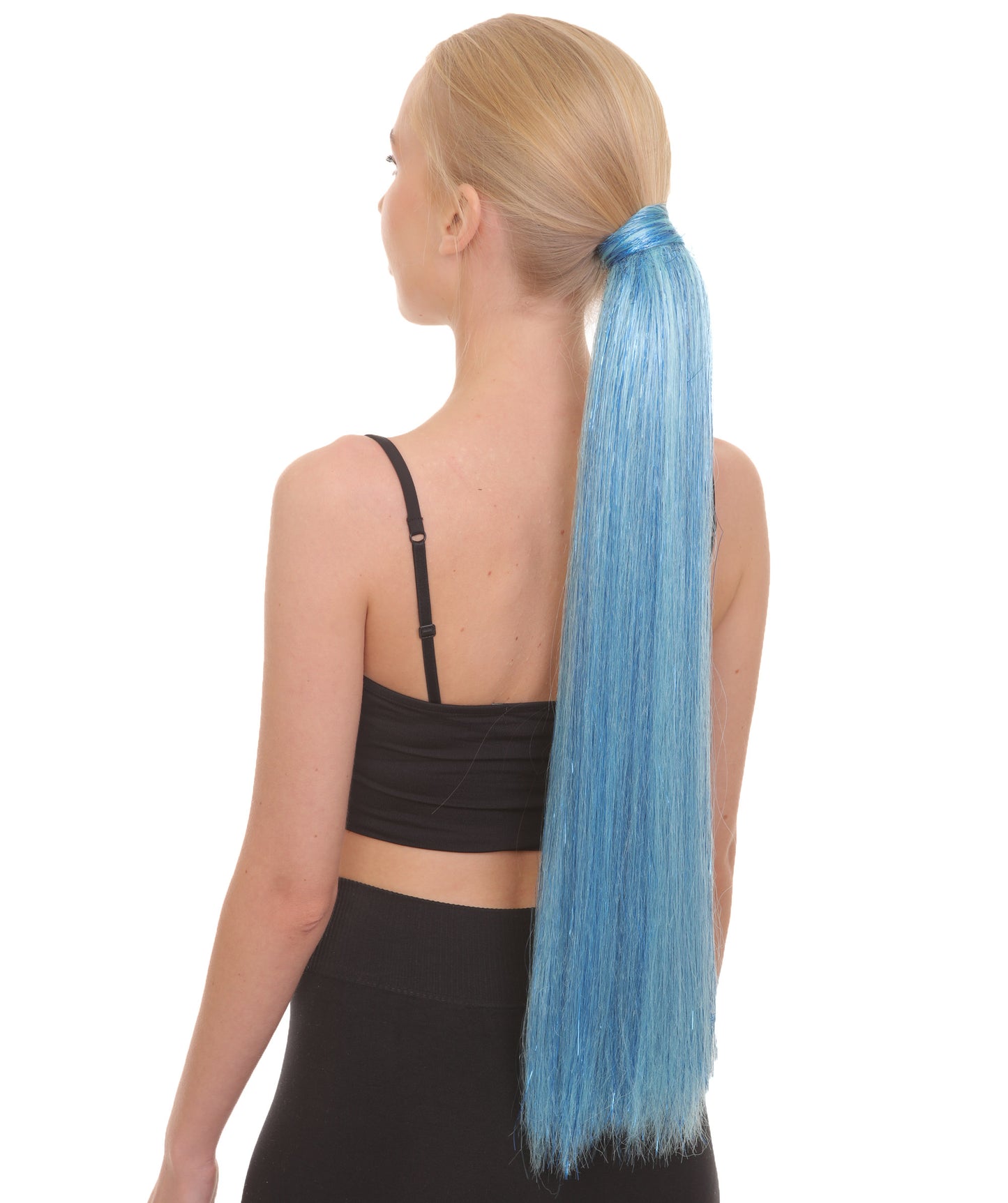 Multi Color Tinsel Ponytail Extensions