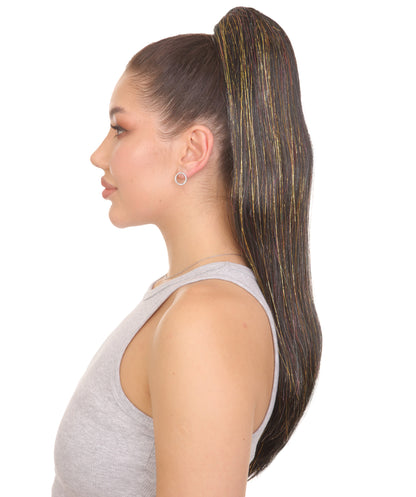 Black Vibrant Ponytail Extension