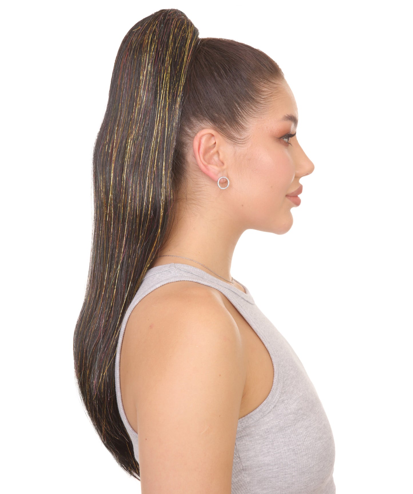 Black Vibrant Ponytail Extension