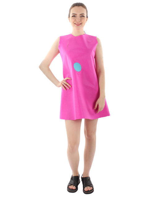 DJ Troll Costume | Pink with Blue Ball Costume