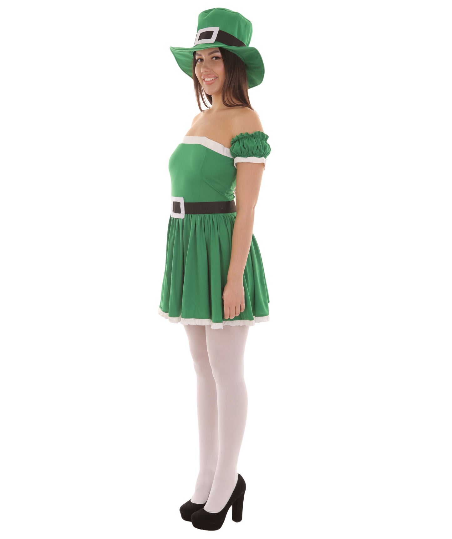 Women's Spank Me I'm Irish Leprechaun Costume | Green Fancy Costume
