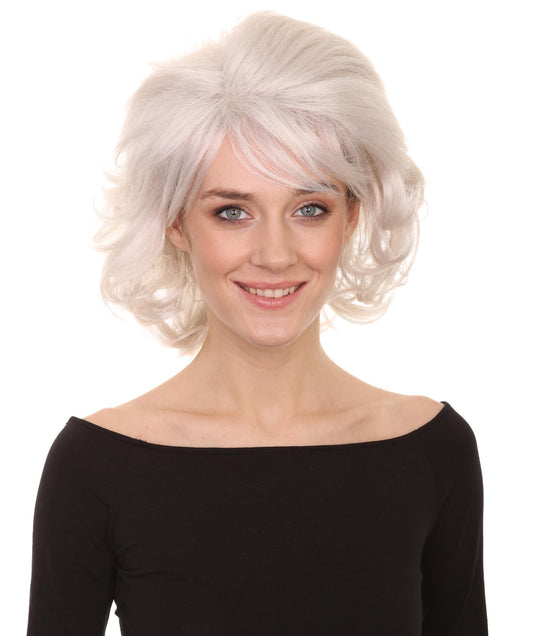 Desire Sunny Blonde Wig | Medium Glamour Character Halloween Wig | Premium Breathable Capless Cap