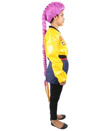 HPO Adult & Teen Women’s Character-Inspired Outfit with Jacket, Pants Accessories | Not Included wig | Fantasy Adventure Costume | Halloween Stage & Parties