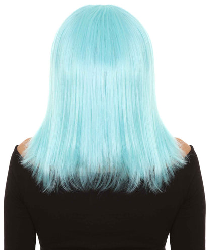 HPO Women's Shoulder Length Bob Wig Collection | Straight Halloween Wig Multiple Color Option | Premium Breathable Capless Cap
