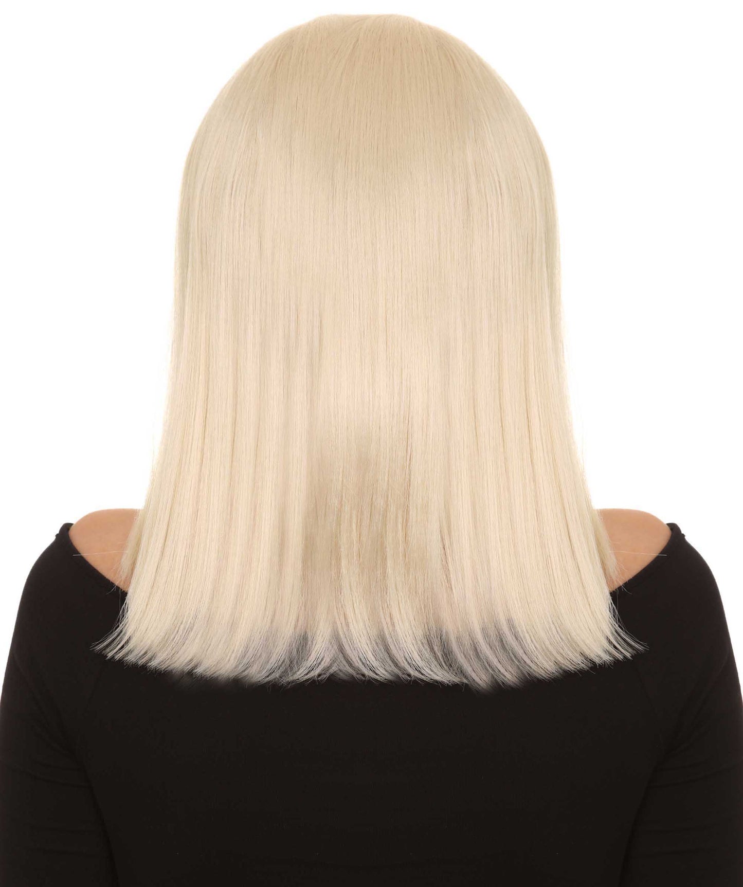 HPO Women's Shoulder Length Bob Wig Collection | Straight Halloween Wig Multiple Color Option | Premium Breathable Capless Cap