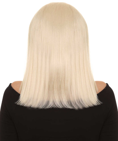 HPO Women's Shoulder Length Bob Wig Collection | Straight Halloween Wig Multiple Color Option | Premium Breathable Capless Cap