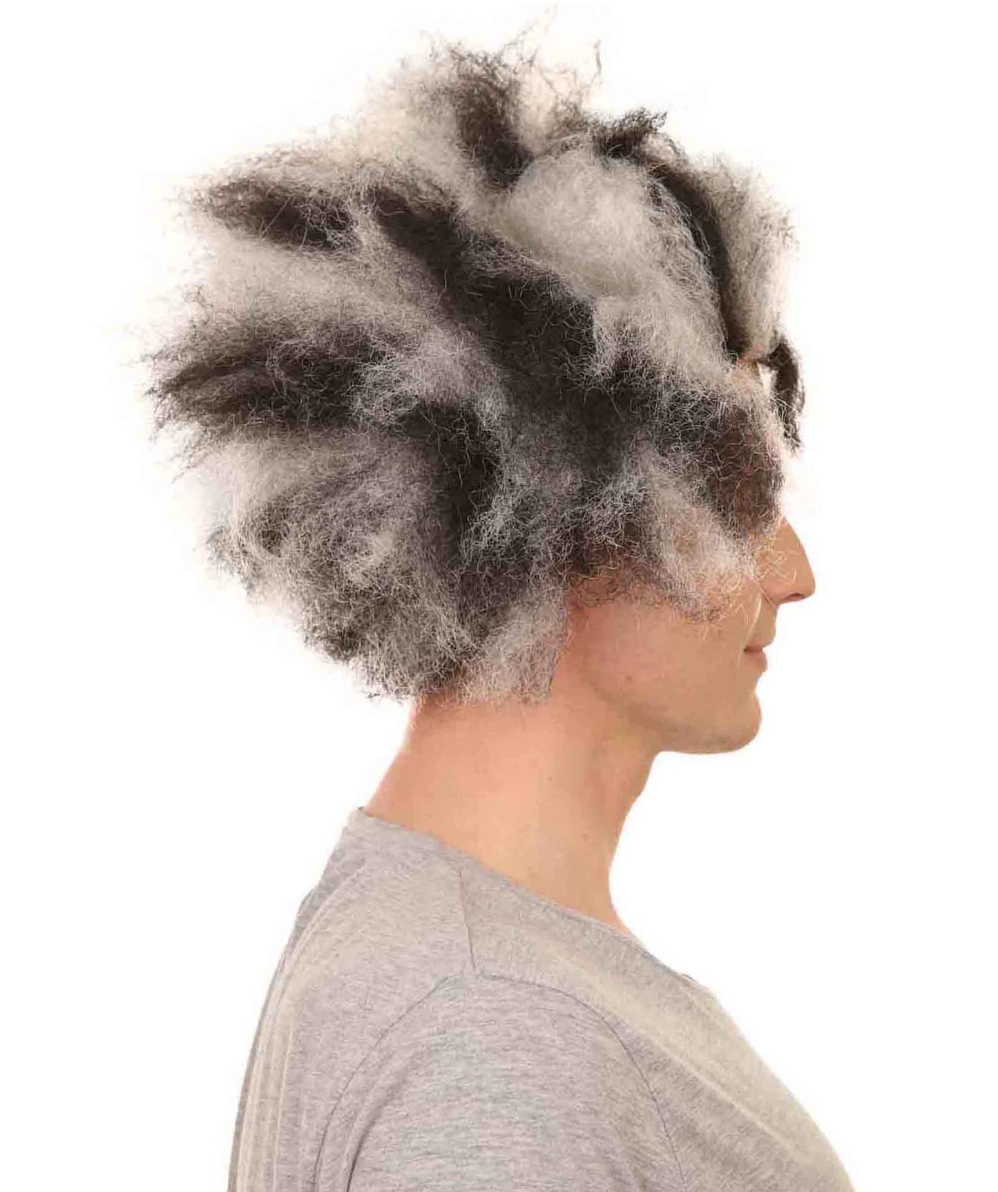HPO Cat Wig | Animal Black & White Color  Halloween Wigs | Premium Breathable Capless Cap