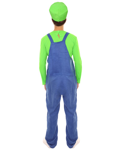 Men's 80'S Plumber Costume | Green Halloween Costume