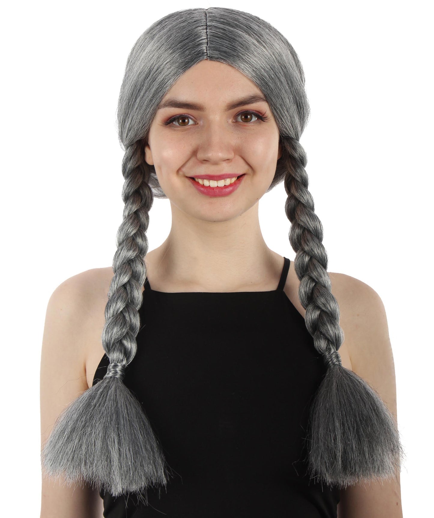 HPO Women's  Braided Gothic Wig | Multiple Color Collections TV Movie Wigs | Premium Breathable Capless Cap