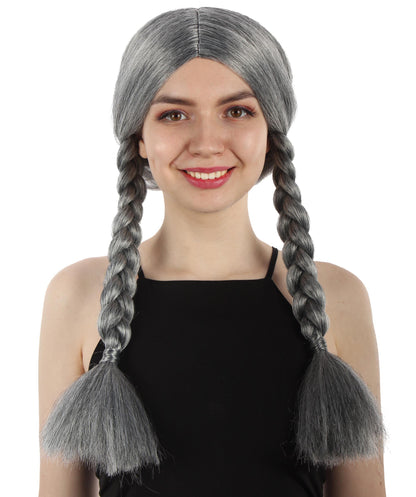 HPO Women's  Braided Gothic Wig | Multiple Color Collections TV Movie Wigs | Premium Breathable Capless Cap