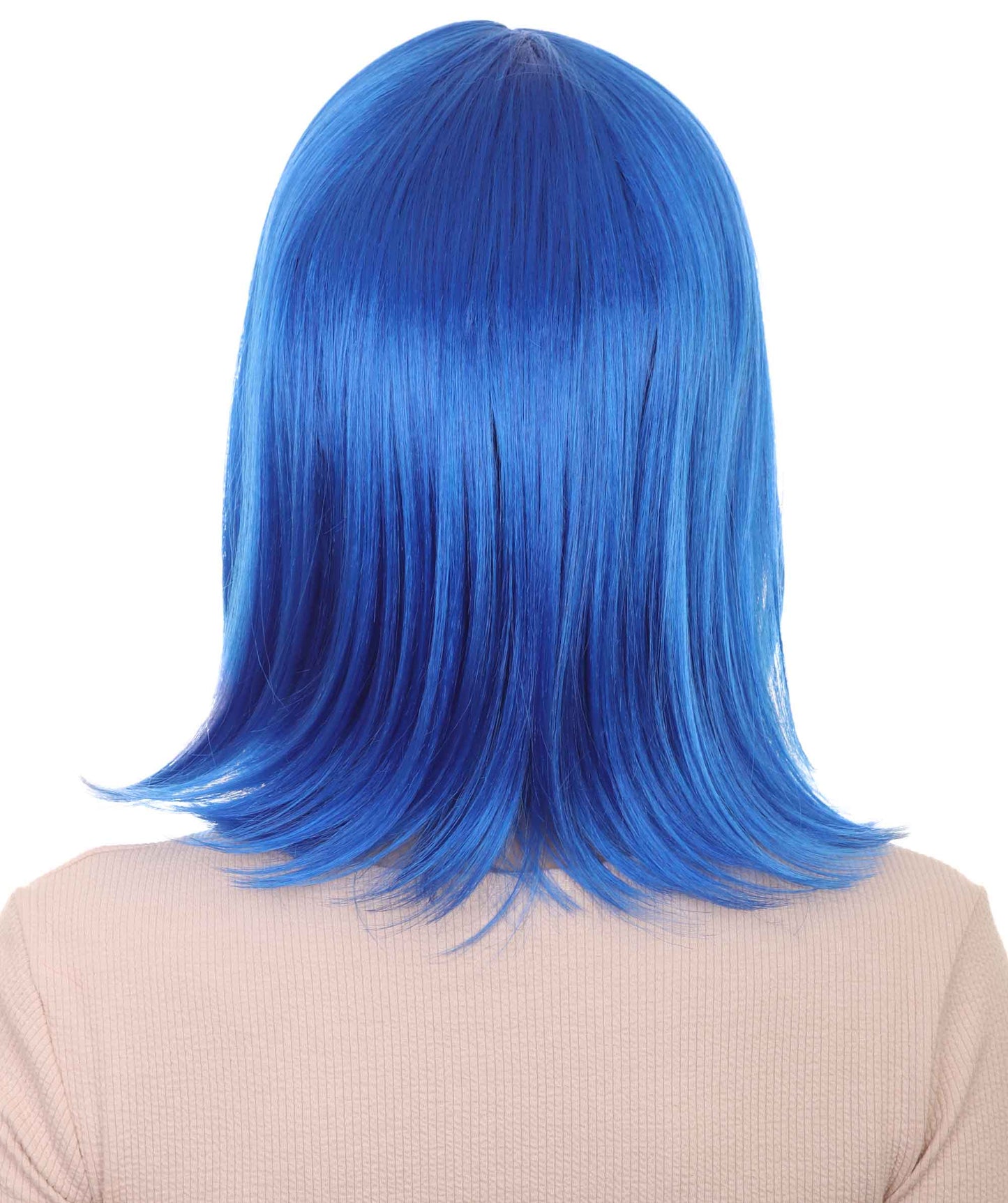HPO Women's Shoulder Length Bob Wig Collection | Straight Halloween Wig Multiple Color Option | Premium Breathable Capless Cap
