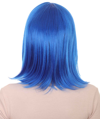 HPO Women's Shoulder Length Bob Wig Collection | Straight Halloween Wig Multiple Color Option | Premium Breathable Capless Cap