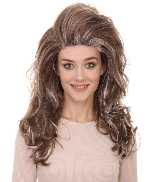 Dream Star Wig | Brown Celebrity Star Fancy Halloween Wig | Premium Breathable Capless Cap