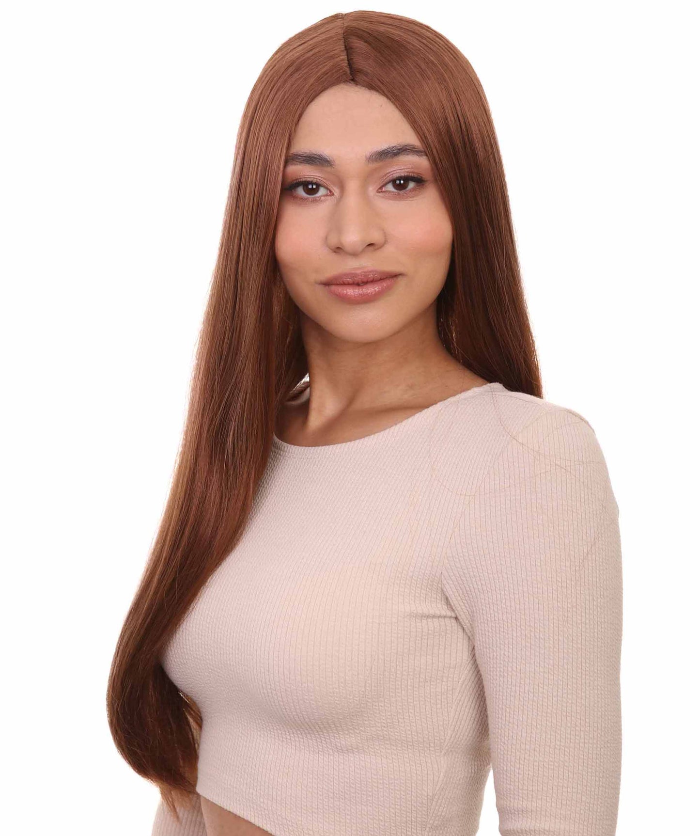 HPO Women's Evil Bride ,Adult Women's Wig Collections, Horror Ghostly Halloween Wig, Premium Breathable Capless Cap