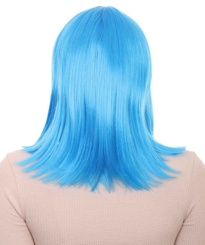 HPO Women's Shoulder Length Bob Wig Collection | Straight Halloween Wig Multiple Color Option | Premium Breathable Capless Cap
