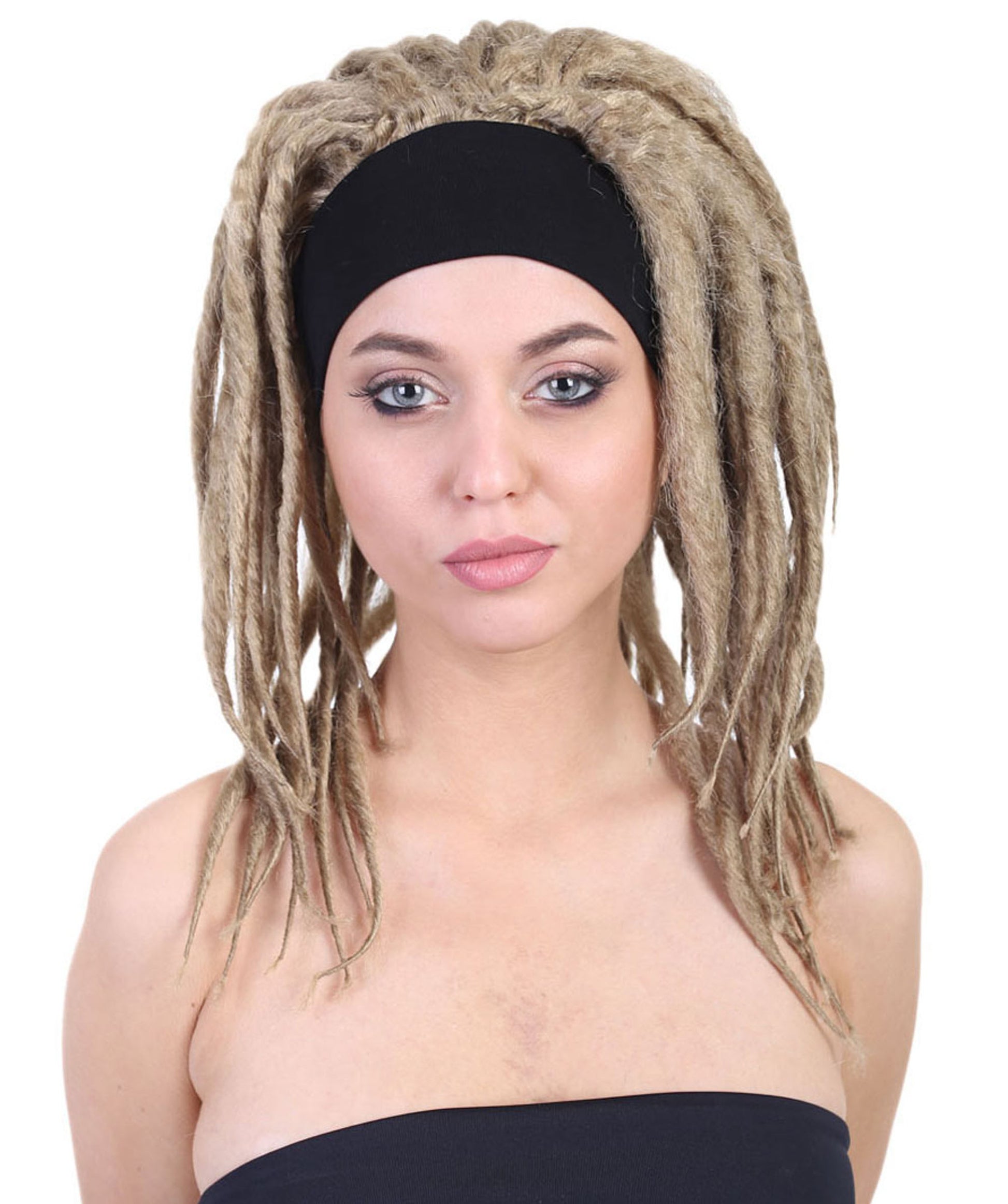 Brown Deluxe Dreadlock Wig