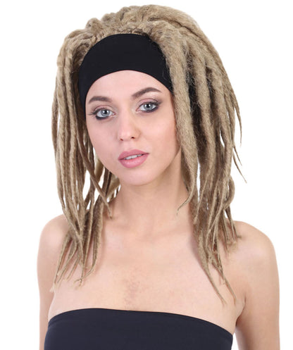 Brown Deluxe Dreadlock Wig