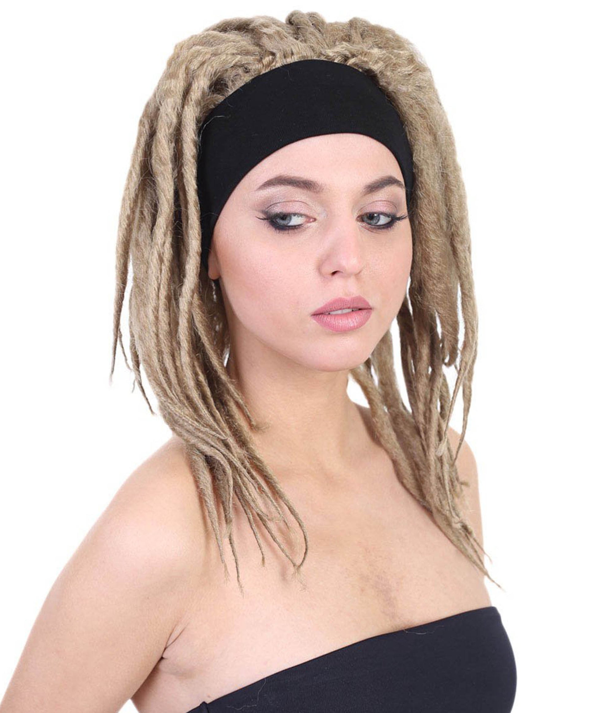 Brown Deluxe Dreadlock Wig