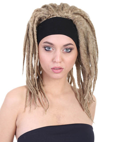 Brown Deluxe Dreadlock Wig