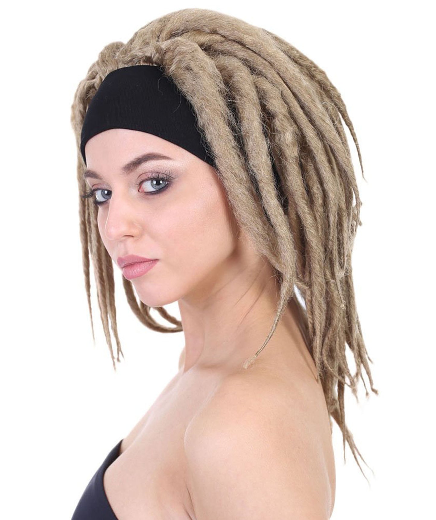 Brown Deluxe Dreadlock Wig