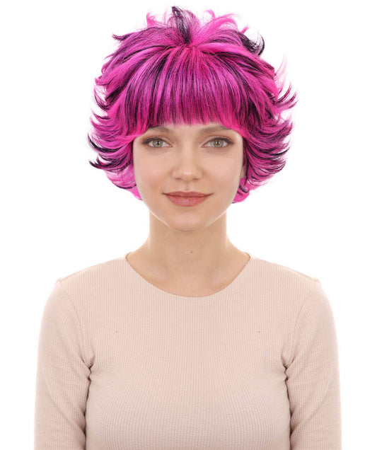 Women’s Layered Short Wig | Stylish Hairstyle | Breathable Capless Cap