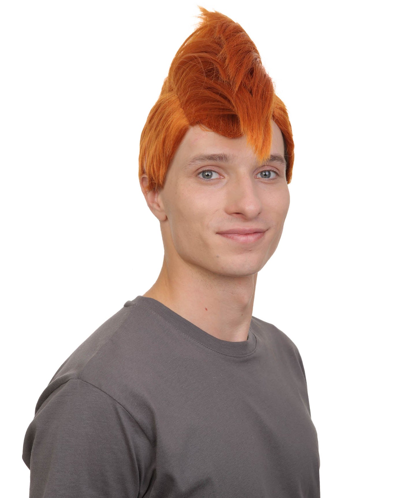 Adult Men’s  Animated Goofy Dog Movie Mohawk Wig | Multicolor Options | Perfect for Halloween | Flame-retardant Synthetic Fiber