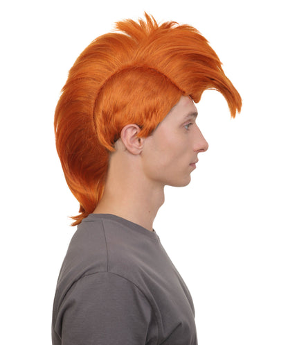 Adult Men’s  Animated Goofy Dog Movie Mohawk Wig | Multicolor Options | Perfect for Halloween | Flame-retardant Synthetic Fiber