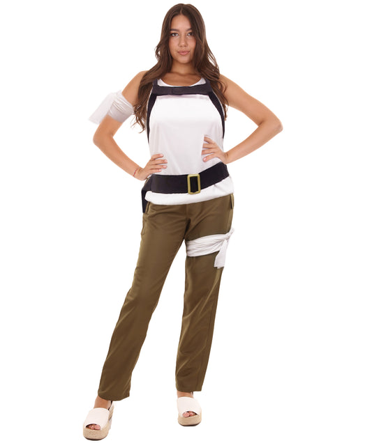 Women's Costume for Video Game , Black & White Fancy Costume