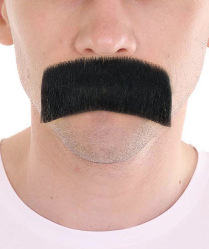 HPO Men's Human Hair Mustache Fancy Facial Hair