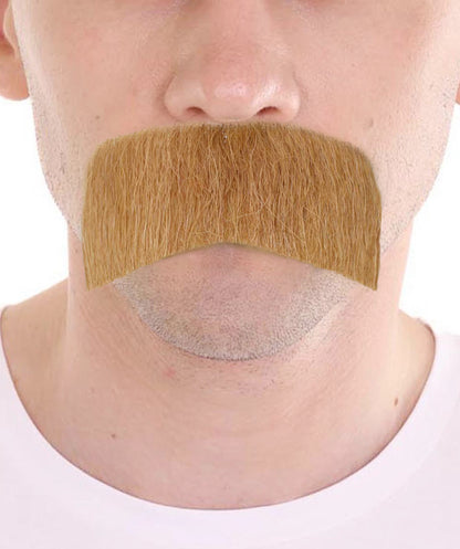 HPO Men's Human Hair Mustache Fancy Facial Hair