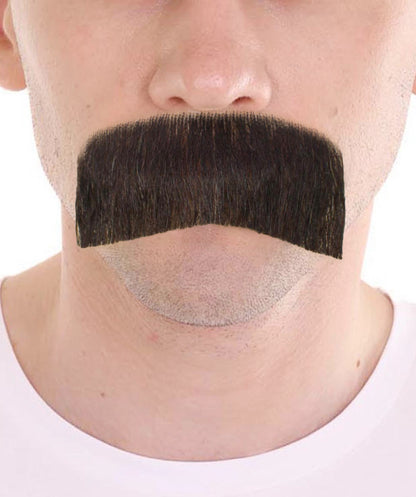 HPO Men's Human Hair Mustache Fancy Facial Hair