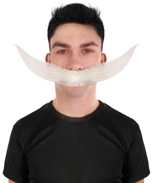 Men’s Crescent-shaped Anime Pirate White Mustache