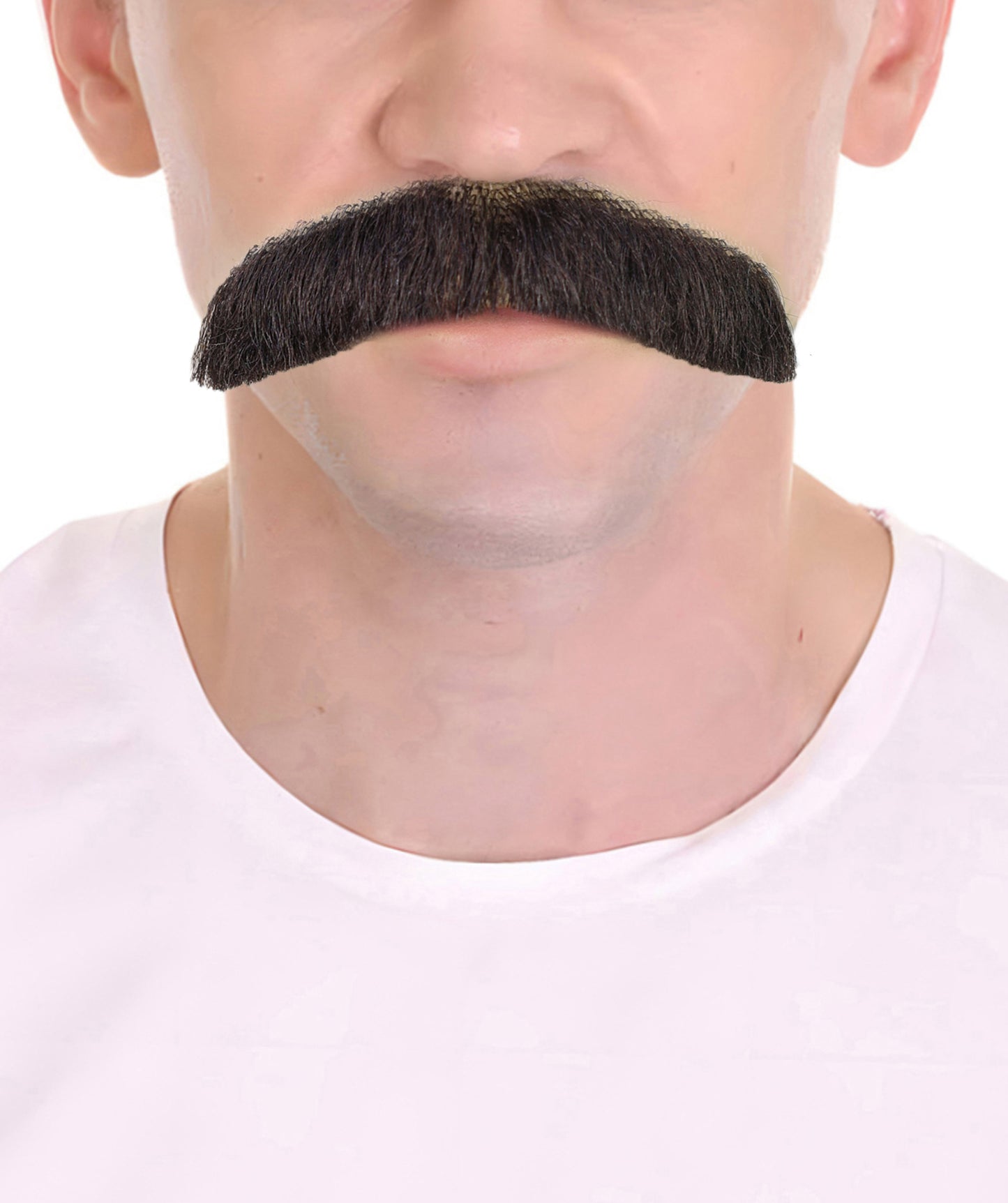 HPO Adult Men's CHAPLIN Tash – Multiple Chaplin Mustache for Fun, Self-Adhesive Lightweight Synthetic Fiber