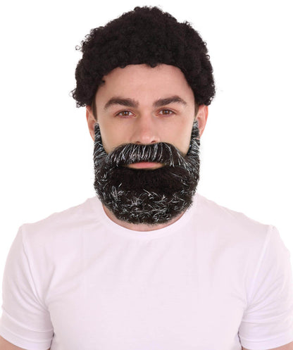 HPO Adult Men’s Portrait-Inspired Beard & Mustache Set | Realistic Costume Facial Hair Accessory