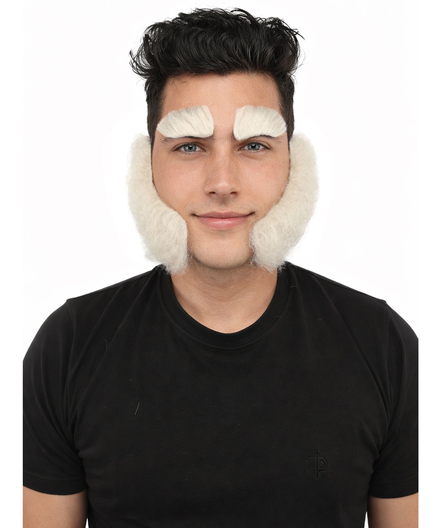 HPO Men’s Sideburns and Eyebrows Set | Animated Character-Inspired Facial Hair | Ideal for Halloween and Cosplay