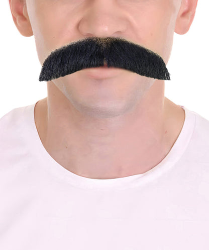 HPO Adult Men's CHAPLIN Tash – Multiple Chaplin Mustache for Fun, Self-Adhesive Lightweight Synthetic Fiber