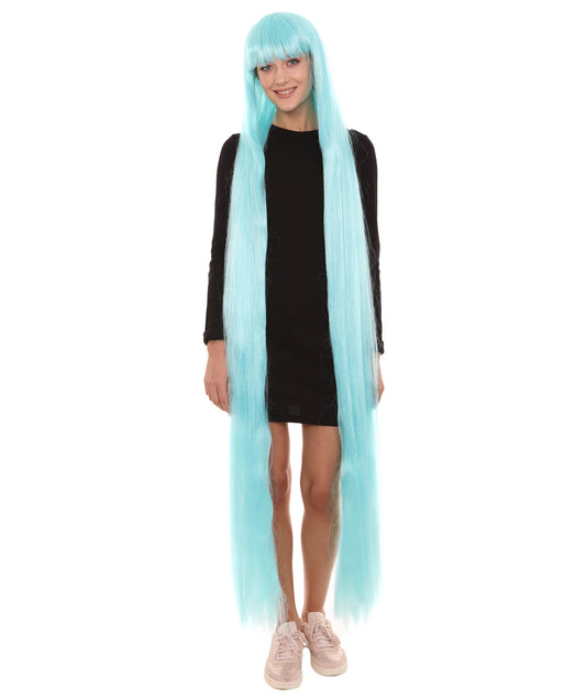  Animated Princess Long Rainbow Wig